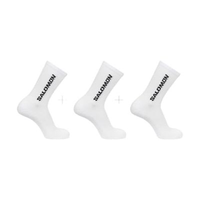 Salomon Chaussettes Everyday Crew 3 Pack Blanc Blanc Blanc M