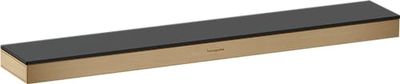 hansgrohe Rainfinity, repisa ducha, estantería ducha 50cm, accesorios baño, bronce cepillado