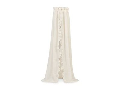 Jollein 002-001-66041 Vintage sängbaldakin, 155 cm, Ruffled elfenben för barnsäng