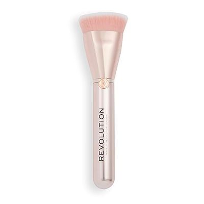 Revolution, Brocha de Contorno Definido Create (R10), Brocha para Rubor, Bronceadores e Iluminador, Para Contornos en Crema o Polvo, Vegana y Libre de Crueldad Animal
