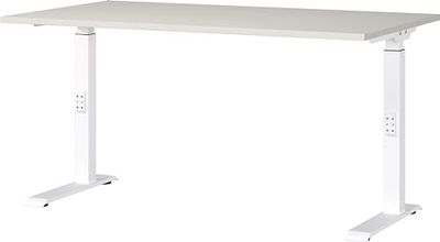 Germania Bureau 7904-642, en Gris Clair/Blanc, Hauteur Moyenne, 140 x 91 x 80 cm (LxHxP)