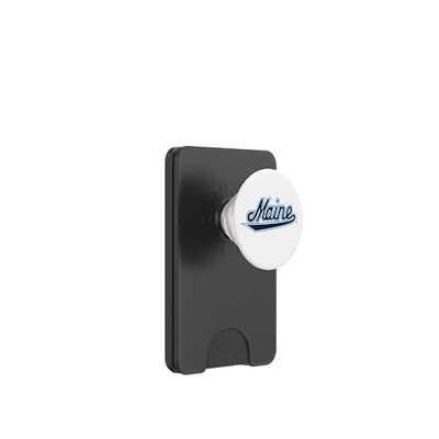 Maine Black Bears | Official NCAA University of | PPME025 PopSockets PopWallet for MagSafe