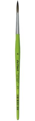 Da Vinci 373-serie ronde borstel, synthetische vezel, groen, 19,3 x 0,38 x 30 cm