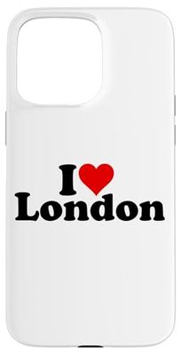 I LOVE HEART LONDRES INGLATERRA Carcasa para iPhone 15 Pro Max