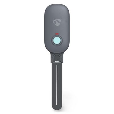 Nedis BTSM1GY SmartLife - Misuratore di umidità per pavimento, Bluetooth, IP55-0-100%, Android/IOS