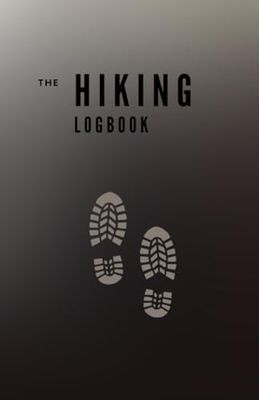 Hiking Logbook, Trail Journal | Notebook With Prompts to Organize and Remember Your Favorite Hikes | Trail Log: Small Packing Size 5.5 x 8.5" Excellent Gift Idea for Hikers, Campers, Travelers