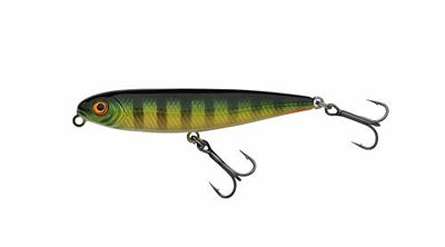 Berkley Pulse Slurp Fishing Lure, esca galleggiante topwater, esca dura di superficie per persico, spigola, facile da pescare, pesca di predatori in acqua dolce e salata, 6,5 cm, persico