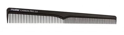 Muster 17631 Peigne avec Manche en Carbone Pro 2.0, Standard, Único