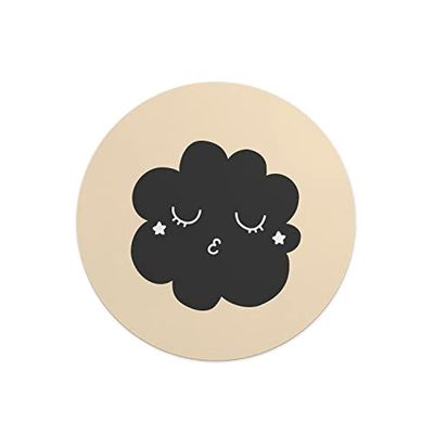 Questo Casa, Round Digital Printed Mouse Pad, Non-Slip Base, for Office and Home, Diameter:22cm