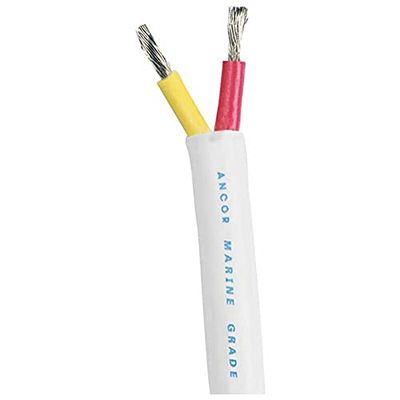 ANCOR SAFETY DUPLEX CABLE 16/2AWG (2X1MM²) WHITE, ROUND 100FT