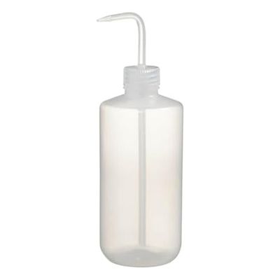 Nalgene in polietilene a bassa densità Economy Wash bottiglie con chiusura a vite in polipropilene/stelo e Draw Tube, 24