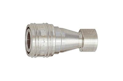 RIEGLER 107705-246.13 Embrayage hydraulique des deux côtés, ES 1.4305, G 3/8 IG NW 7,5, 1 pièce