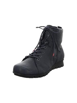 Think! Menscha Enkellaarzen voor dames, Blauw 047151, 38 EU Breed