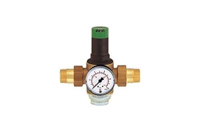 RIEGLER 101360-100.01 Régulateur de pression pour Trinkw, certifié DVGW, R 1/2, 1,5-6 bar, PE max.16, 1 pièce