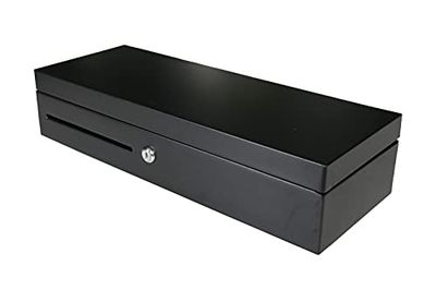 Cajón portamonedas Sólido y Elegante, Cerradura de dos Posiciones, Enchufe para Cable RJ12, Cartucho de Dinero Extraíble, Fabricado en Acero Grueso Laminado en Frío, HDWR HD-KFT46