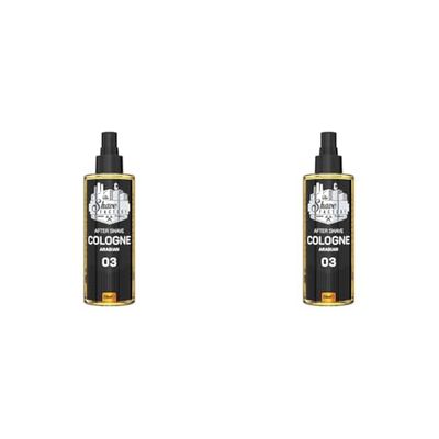 The Shave Factory After Shave Cologne Series (03 Arabian, 250ml (8.45 fl. oz)) (Pack of 2)