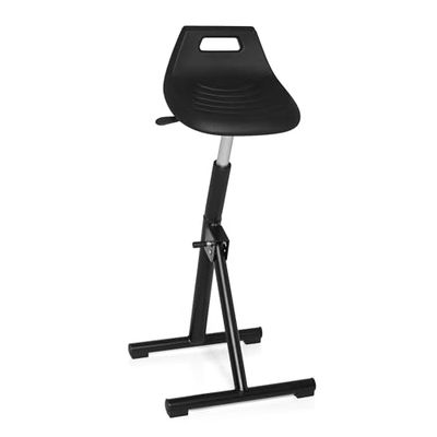 HJH OFFICE staande hulp/werkstoel TOP WORK zwart Inklapbaar. zwart