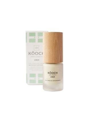 Kooch Contorno de Ojos Multiefecto Antioxidante AMEM 15 ml | Aceite de jojoba bio, Ácido Hialurónico Vegano y Extracto de granada