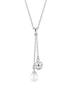 Elli Collier Femme Boule de Perle Elegante - (925/1000) Argent