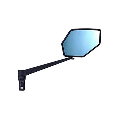 BBB Cycling Unisex BBM-02 cykelspegel multijusterbart monteringssystem för On The Handlebar anti-reflexbeläggning E-Bike certifierad tillgänglig i vänster och höger, svart, en storlek