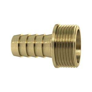 1/3 Raccord de tuyau G 1 x 22 mm à joint plat avec élastique en laiton