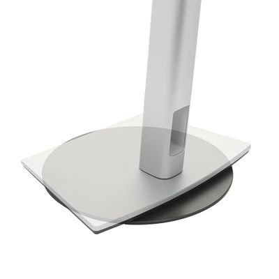 JT Berlin Universele draaiplateau voor monitor, diameter 22 cm, 360 graden rotatie, tot 8 kg draagvermogen, van robuuste aluminiumlegering, zwart