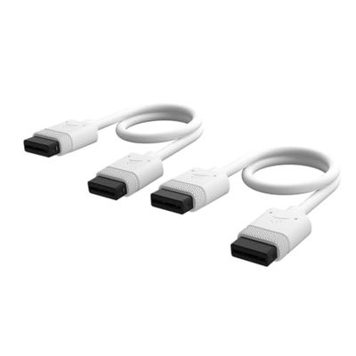 Corsair iCUE LINK Cables - 2x 200mm Straight - White