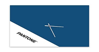 Pantone by Homemania PWATCH0105000 Reloj Double en Metal, Azul/Blanco/Negro, 40 x 0,15 x 40 cm