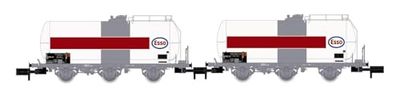SNCF, lot de 2 wagons-citernes à 3 essieux « ESSO », ép. IV