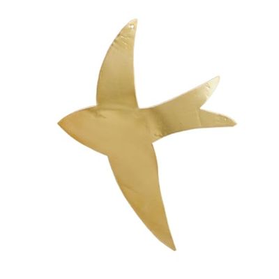 Home Maison Brass Swallow Wall Decor