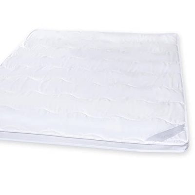 aqua-textil Ambiente - Cubrecolchón de Microfibra (200 x 200 cm), Color Blanco