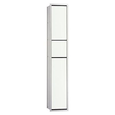 Emco Módulo Asis 150 150-Módulo de Inodoro para Invitados empotrable, 964 mm, Aluminio/optiwhite, Aluminio/Optiwhite, Estándar