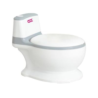OKBABY MINI WC – Pot pour enfant avec chasse d'eau et couvercle, base antidérapante, 18 mois et plus
