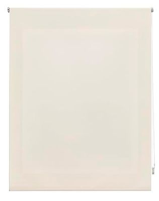 INTERBLIND Premium rolgordijn, lichtdoorlatend, glad, 100 x 175 cm (breedte x hoogte) - stofmaat 97 x 170 cm - lichtdoorlatend rolgordijn BEIG - premium rolgordijn