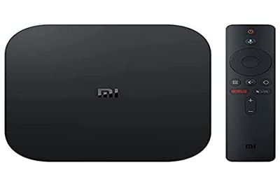NK Mi TV Box S - Lettore 4K Ultra HD Streaming Bluetooth, HDR, Wi-Fi, Assistente Google con Chromecast, compatibile con Android, Controllo Vocale Finder - Netflix, 8 GB