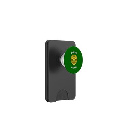 Diseño de ciclismo, Orgullo de ciclismo, León PopSockets PopWallet para MagSafe