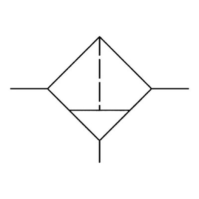 RIEGLER 178459-GAF 32 filter »GA«, PC-Beh., skyddskorg, 5 µm, BG 400, G 3/8, avlopp: HA, 1 st.