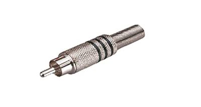 GEWA plug Chinch - Chinch plug zwarte ring