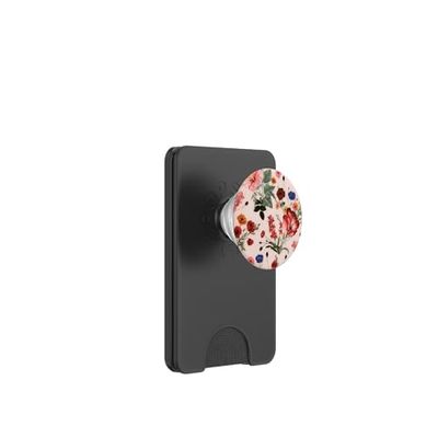 NUDE VINTAGE FLORAL PopSockets PopWallet para MagSafe