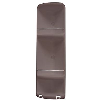 Gedy G-Caesar Corner Shower Shelves 3 Shelves Taupe Color, Measures 71 x 22.6 x 16 cm & 0.7 kg, Made of Resin and Stainless Steel, Year Warranty 2, Design R&D, Unique