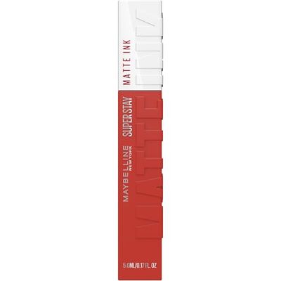 Maybelline Superstay Matte Ink Longlasting Liquid, Nude Lipstick, Up To 12 Hour Wear, Non Drying, 130 Self Starter, 5 ml, Pack Of 1