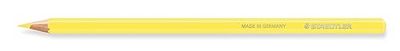 Staedtler 146C-10 Design Journey Lot de 6 crayons de couleur jaune clair, mine souple hautement pigmentée, bois issu de forêts certifiées PEFC, forme hexagonale classique, 6 crayons de couleur dans