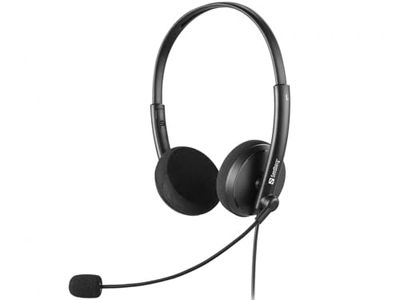 Sandberg MiniJack Office Headset Saver MiniJack Office Headset, 325-41 (MiniJack Office Headset Saver, Headset, Head-Band, Office/Call Center, Black, Binaural, 1.5 m)