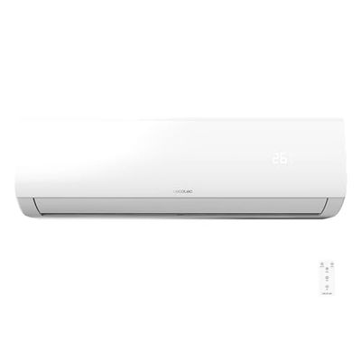 Cecotec Split Climatisation AirClima 12000 Smartfresh. 12000 BTU, Moteur CC, Pompe à chaleur, Télécommande, Affichage LED, Système Inverter, 5 Modes, 8 Vitesses, Couverture 22 m2