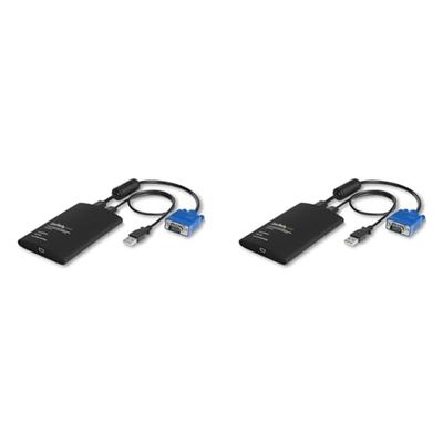 StarTech.com USB Crash Cart Adapter - File Transfer & Video - Portable Server Room Laptop to KVM Console Crash Cart (NOTECONS02) (Pack of 2)
