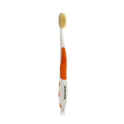 MOUTHWATCHERS Doctor Plotka's Mouthwatchers - Spazzolino da denti antimicrobico con setole in filo interdentale, per adulti, colore: arancione