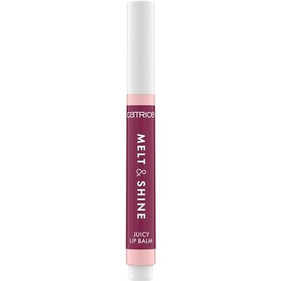 Catrice Melt & Shine Juicy Lip Balm, nr 080, violett, fuktgivande, förstorande, glänsande, strålande fräsch, vegansk, oljefri, utan parabener, nanopartiklar fri, 1-pack (1,3 g)
