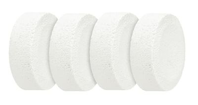 WENKO Deshumidificador para encher 4 x 250 g, 4 x 250 g, cloreto de cálcio, 8,2 x 3 x 8,2 cm
