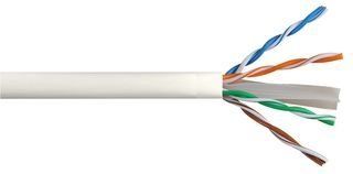 Pro Power UTP CCA WHITE 100M Networking Cable, UTP CCA Conductors, White, 100m