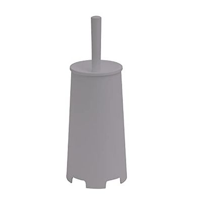 Gedy G-Oscar WC-standaard, kleur: grijs, 35 x 13 x 13 cm, gewicht 0,396 kg, badborstel met borstelharen, gemaakt van thermoplastische harsen, jaar garantie 2, R&E-design, uniek